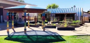 Villa Middle School outdoor area